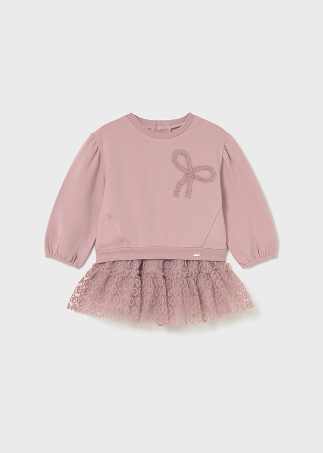 Completo gonna tulle e maglione baby femmina Mayoral