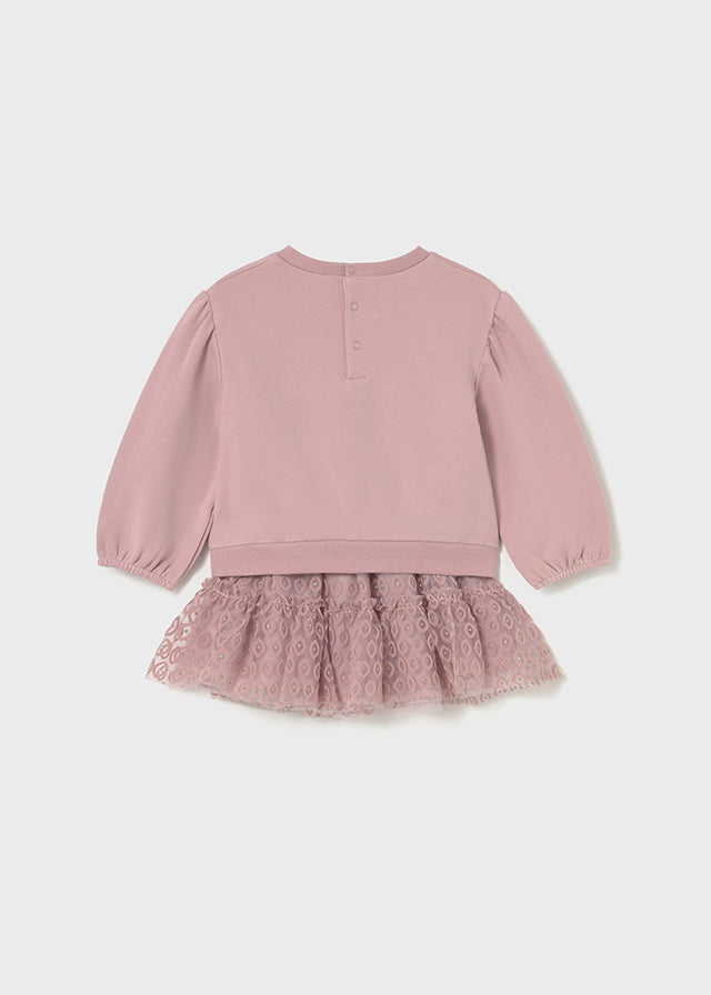 Completo gonna tulle e maglione baby femmina Mayoral