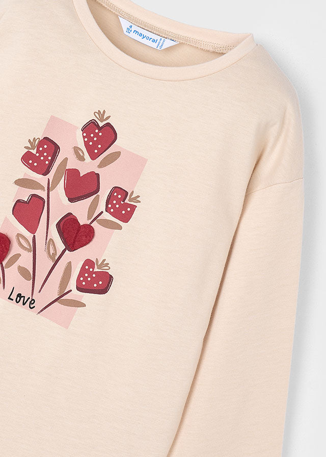 Maglietta grafica bambina Mayoral