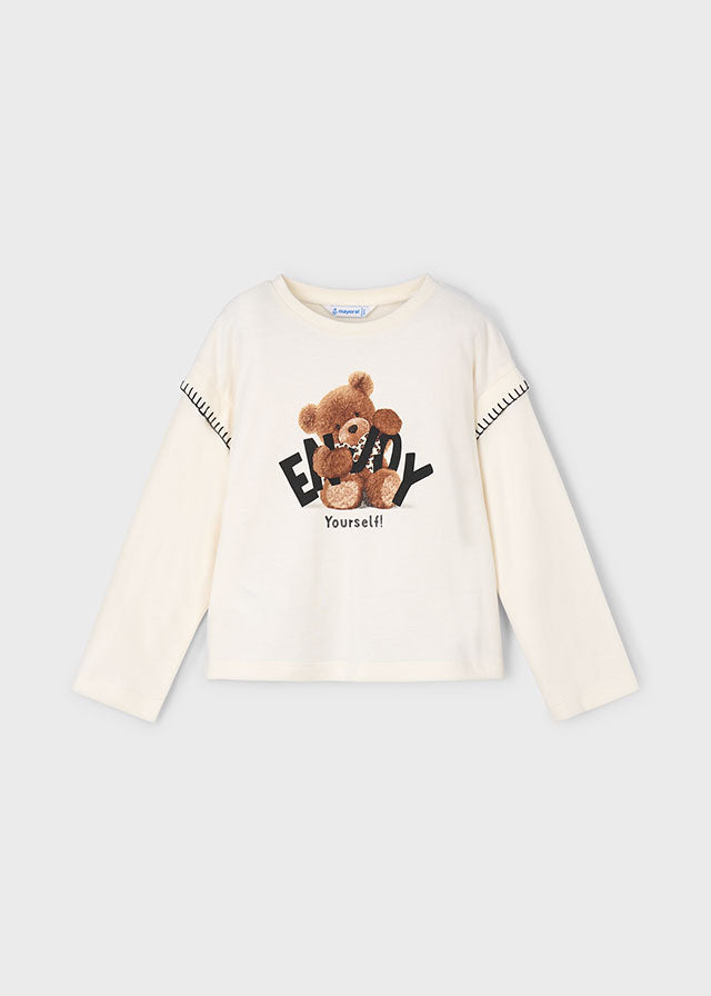 Maglietta orso bambina Mayoral