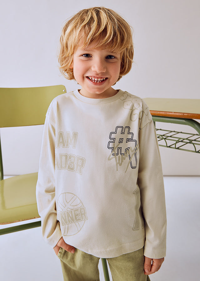 Maglietta serigrafia bambino Mayoral