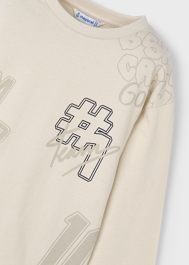 Maglietta serigrafia bambino Mayoral