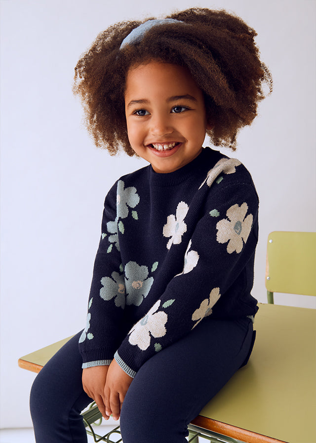 Maglione jacquard bambina Mayoral