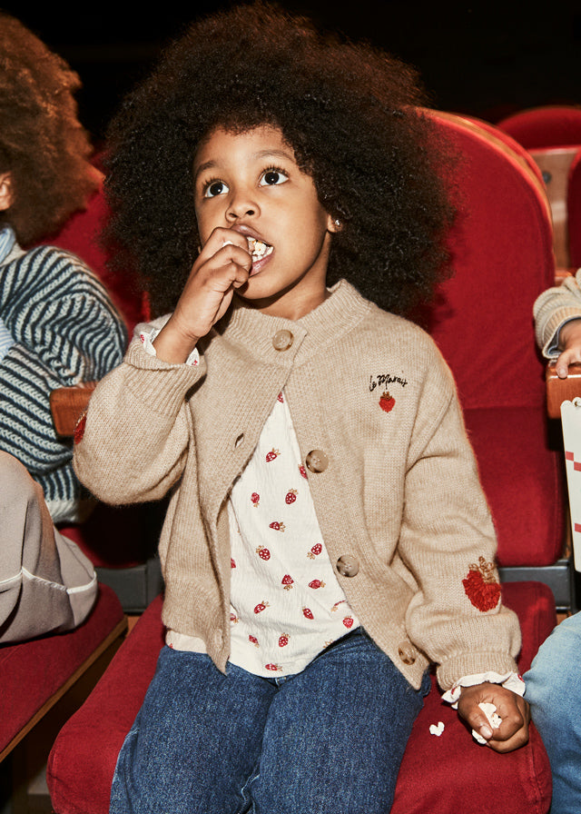 Cardigan in maglia bambina Mayoral