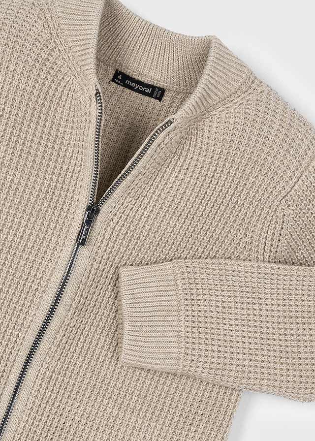 Cardigan in maglia con zip bambino  Mayoral