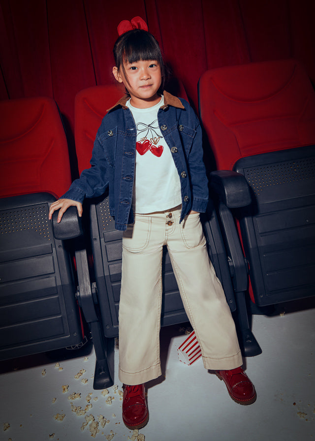 Pantalone twill bambina Mayoral