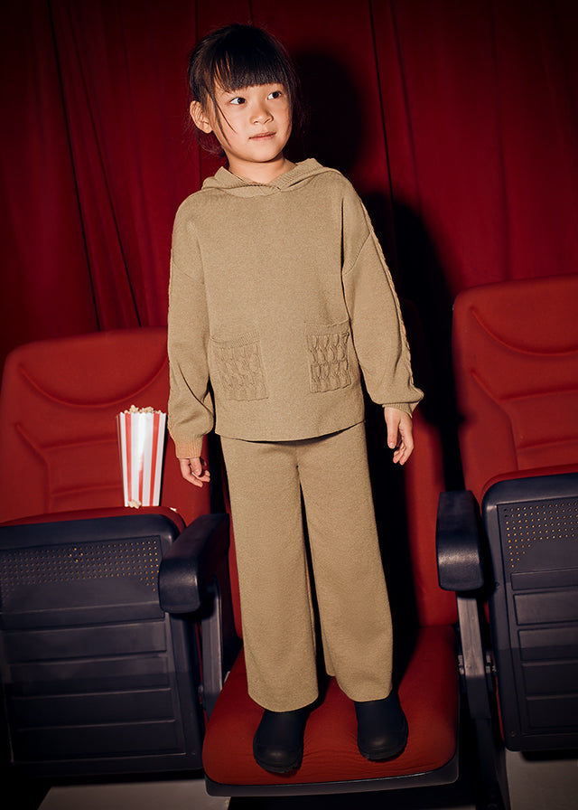 Completo pantalone e maglione bambina Mayoral