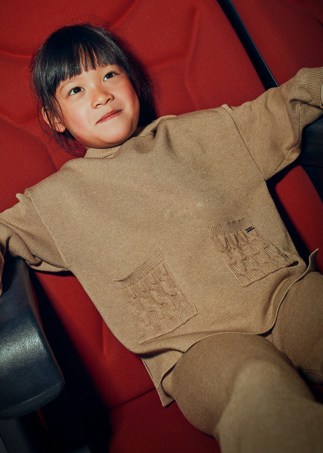 Completo pantalone e maglione bambina Mayoral