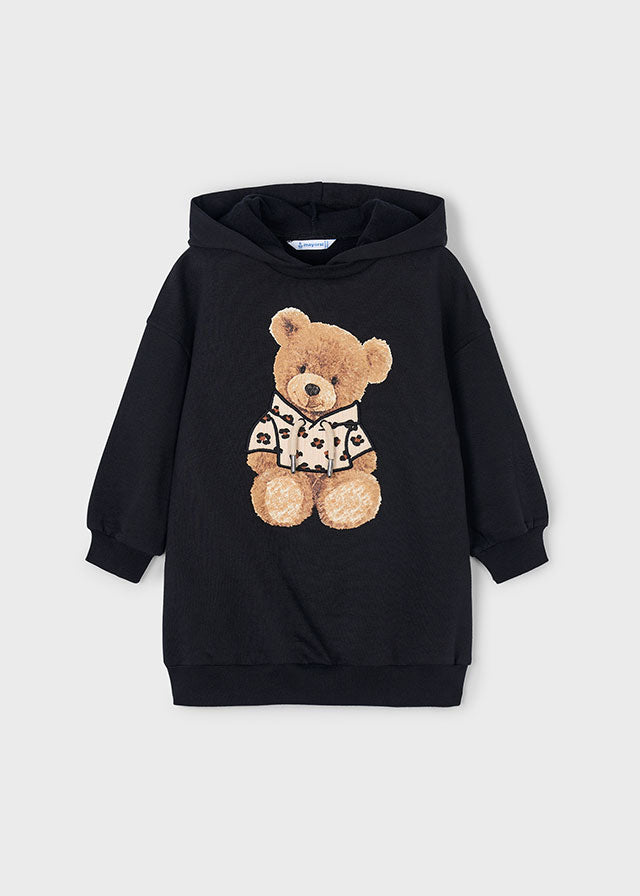 Vestito felpa cappuccio bambina Mayoral