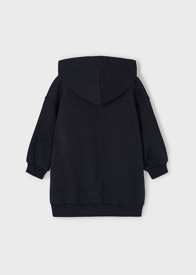 Vestito felpa cappuccio bambina Mayoral