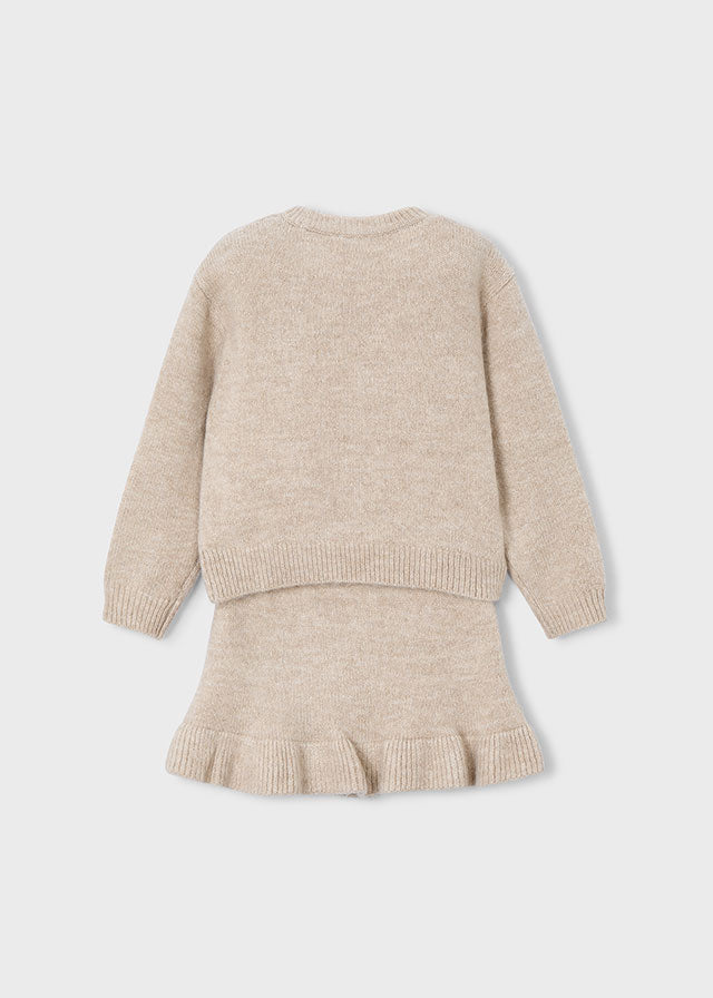 Completo gonna e maglione bambina Mayoral