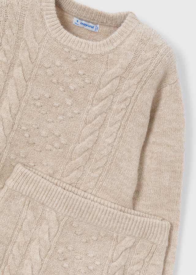 Completo gonna e maglione bambina Mayoral
