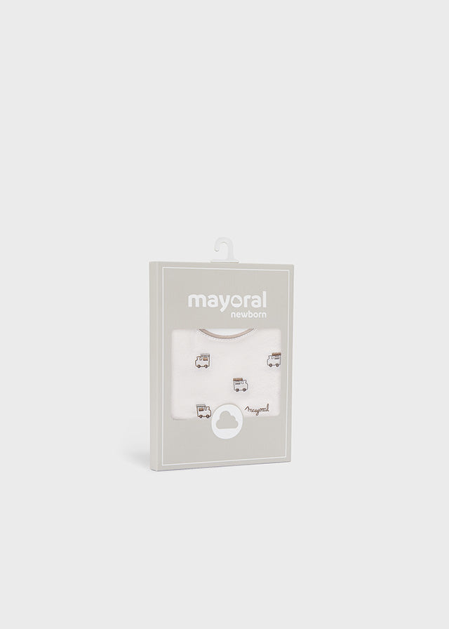 Set 2 bavaglini impermeabili neonato Mayoral