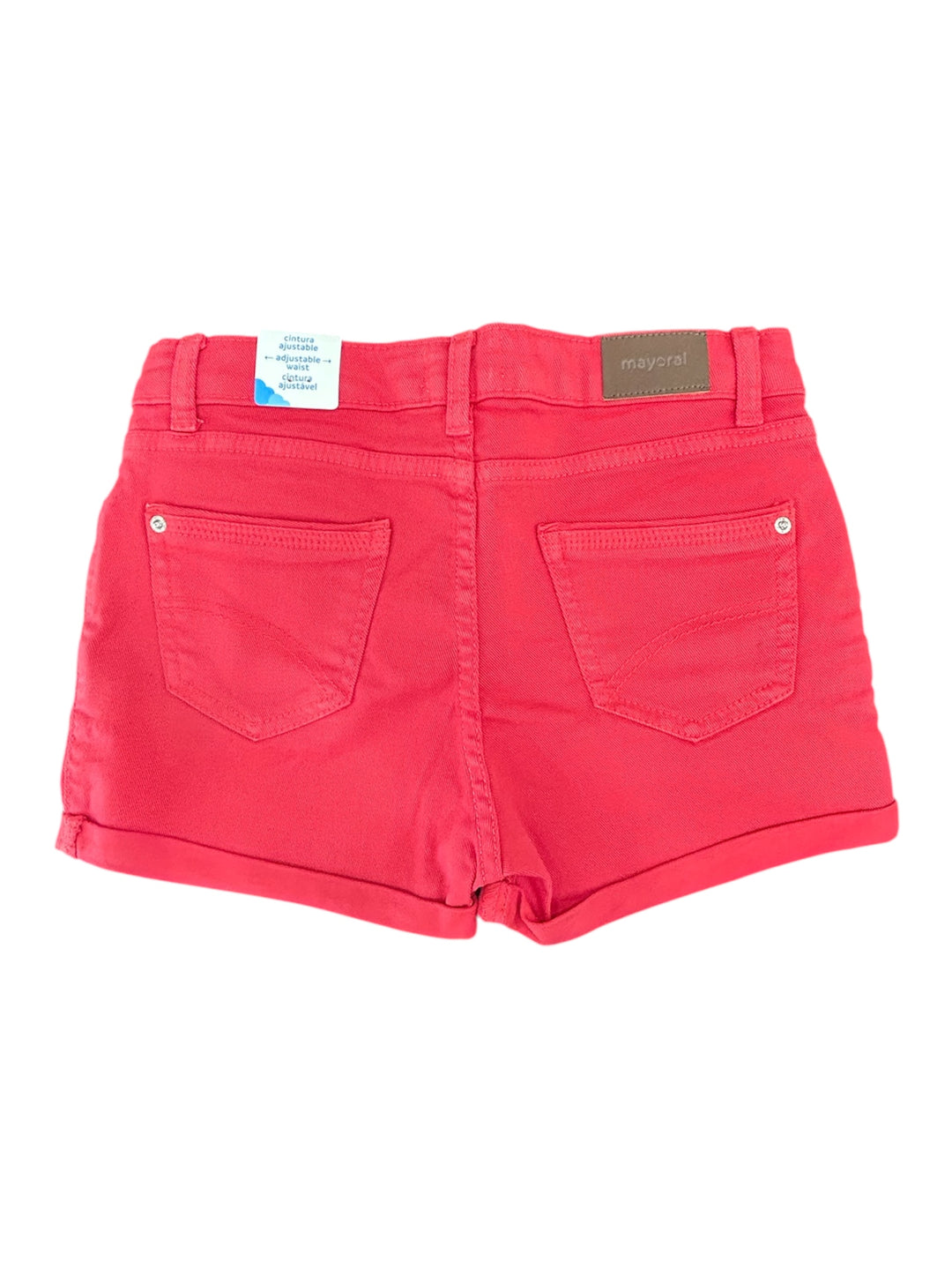 Pantaloncino jeans con cintura ragazza