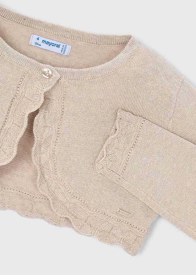 Cardigan tricot bambina Mayoral