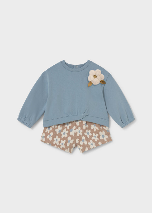 Completo maglia e bermuda girl Mayoral