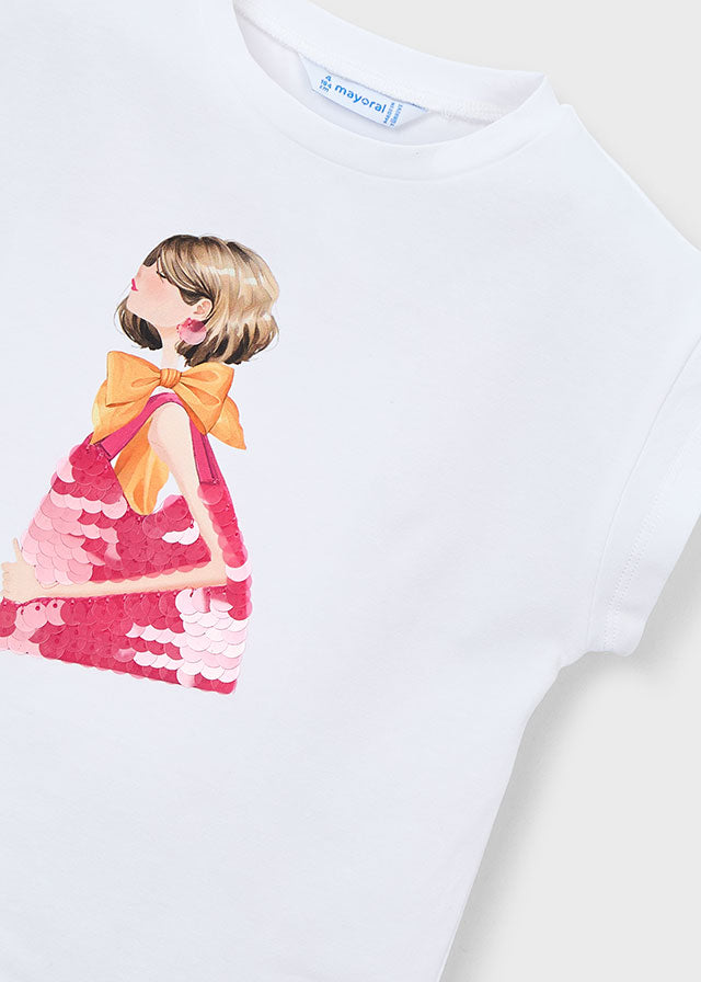 T-shirt mezza manica bambina Mayoral