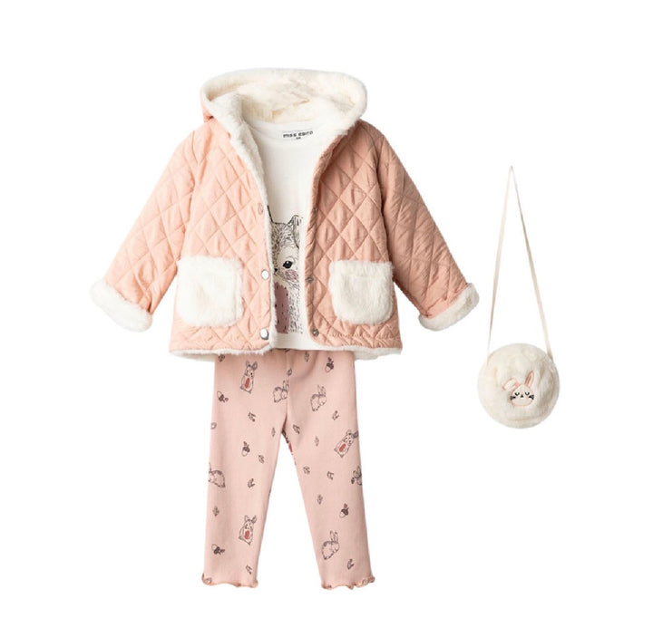 Completo 4 pezzi baby femmina Ebita