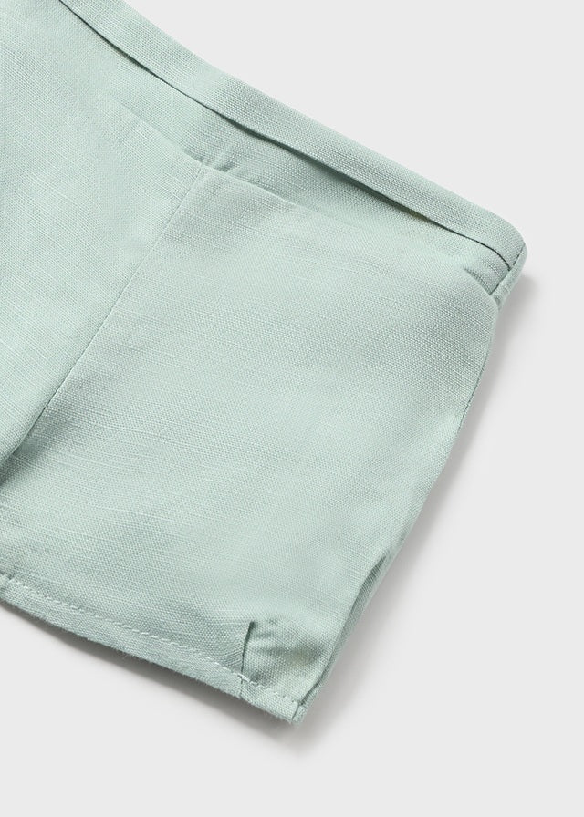 2-piece linen ceremony suit for newborns
