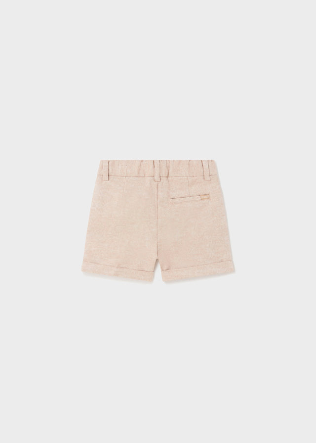 Baby linen bermuda shorts for men