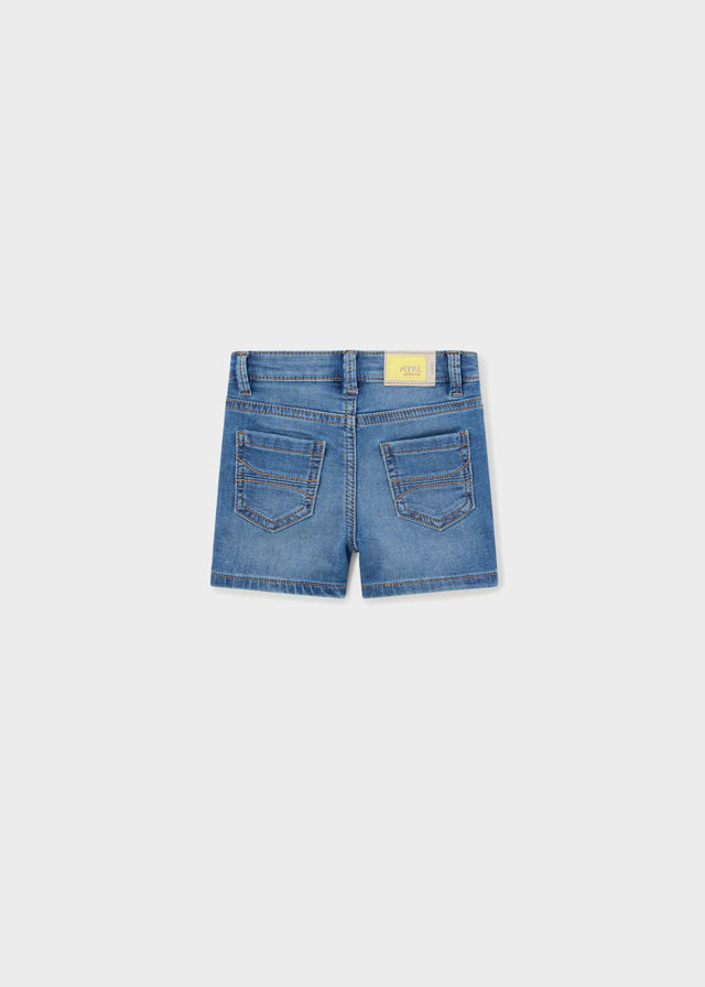 Bermuda jeans di cotone baby maschio