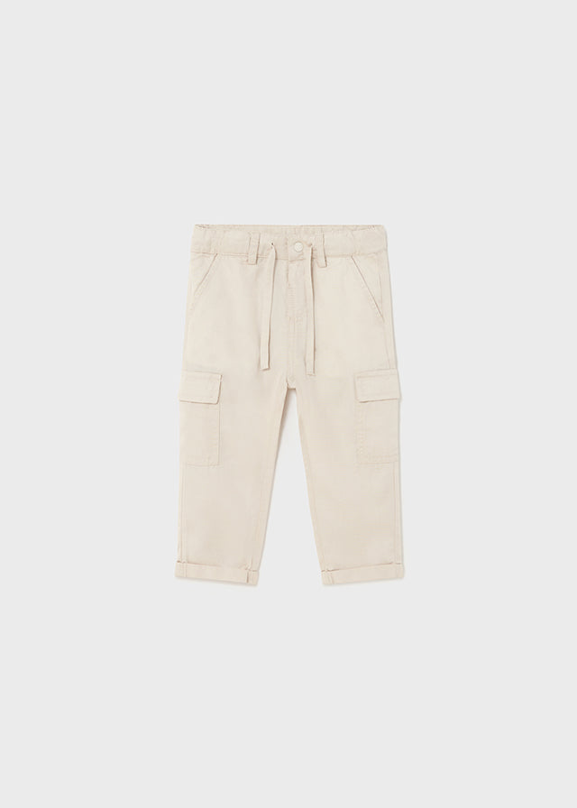 Pantalone chino cargo TENCEL™ Lyocell baby maschio