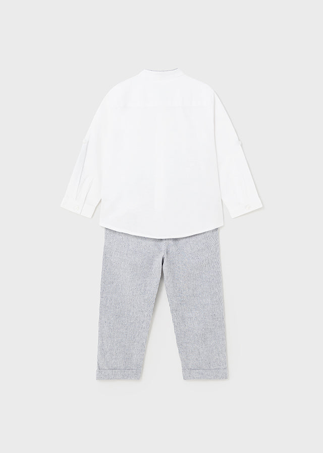 2-piece linen baby boy set