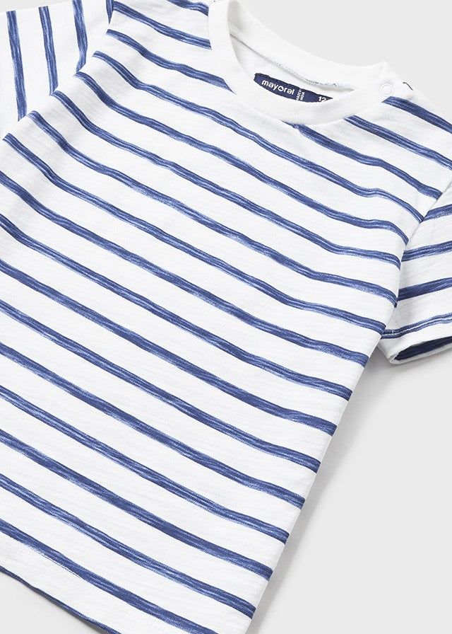 Baby boy's 3-piece striped cotton suit