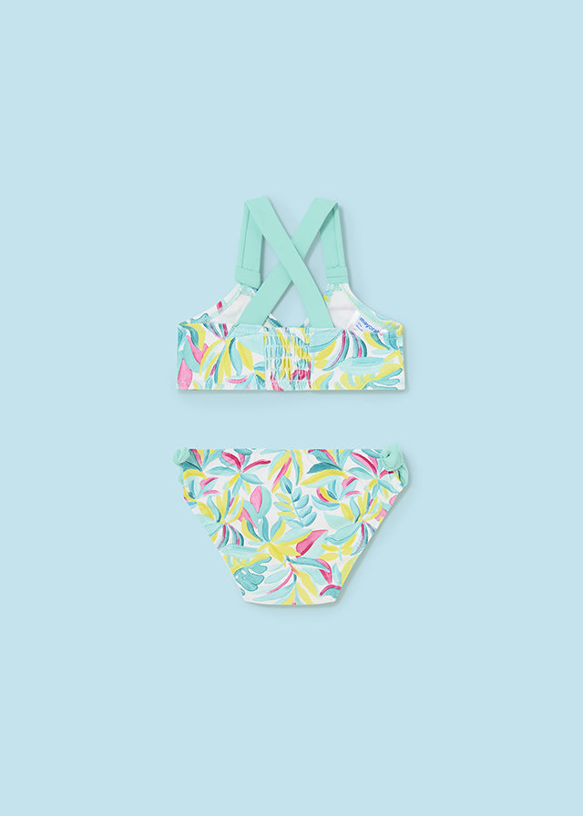 Bikini stampato baby femmina