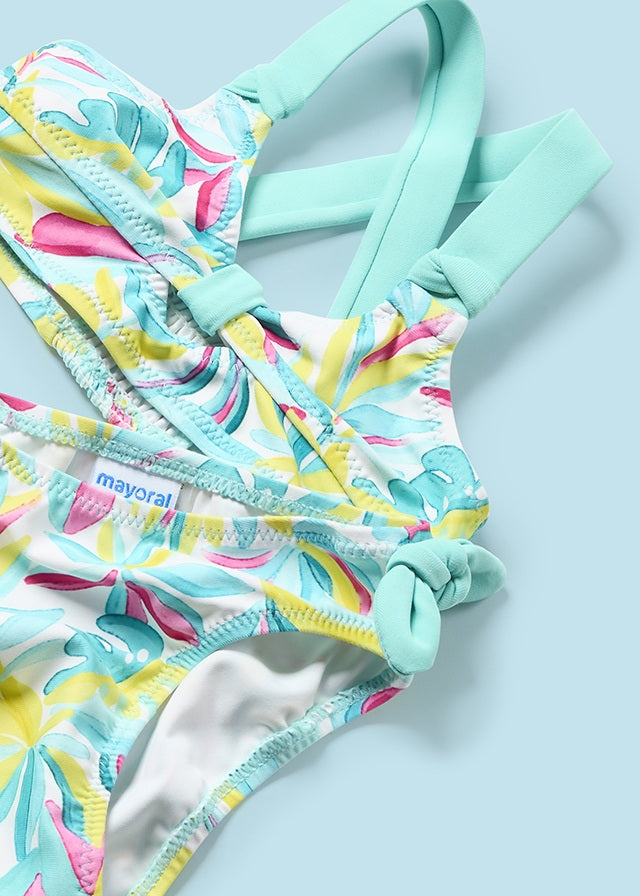 Bikini stampato baby femmina