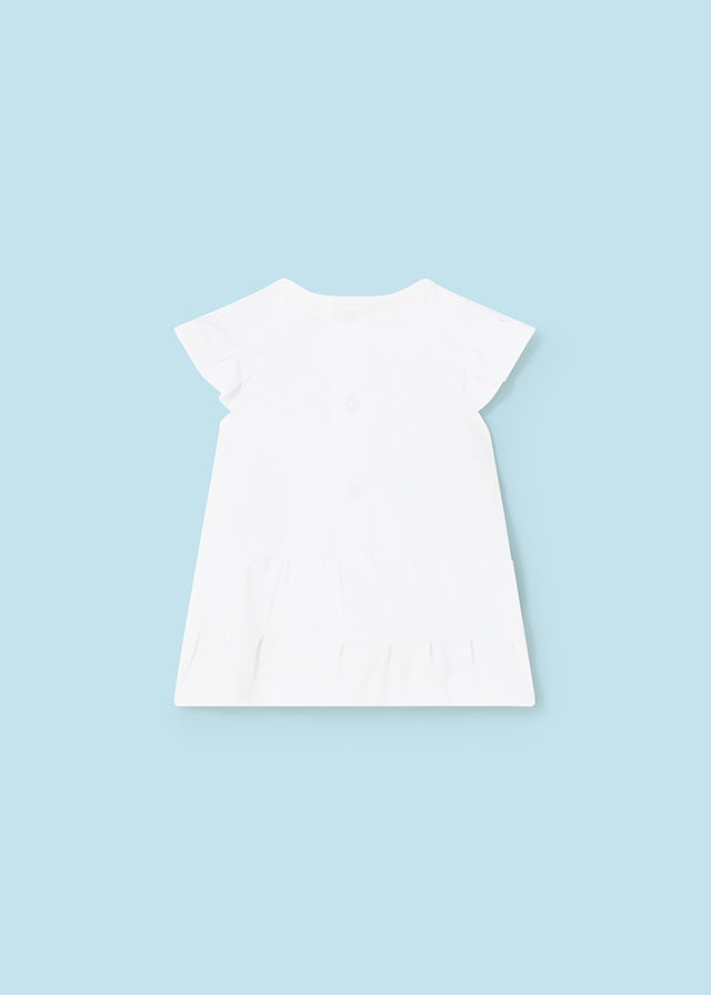 Vestito stampata cotone neonata