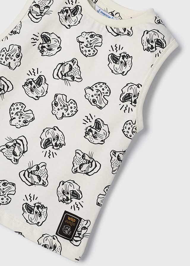 Completo 3 pezzi sporty di cotone bambino