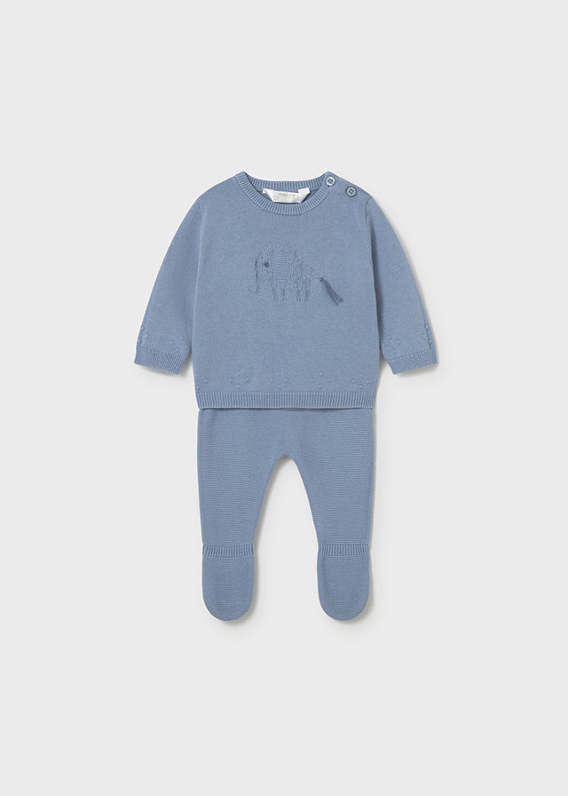 Completo tricot con ghettina neonato Mayoral