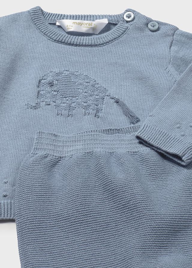 Completo tricot con ghettina neonato Mayoral