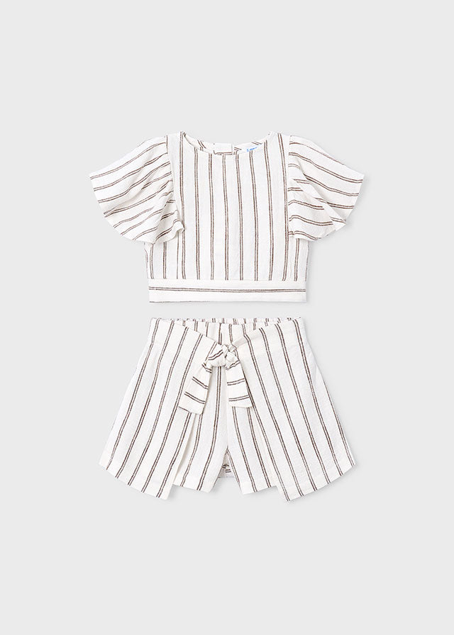 Coordinato a righe bambina Mayoral