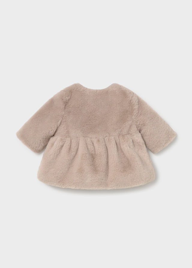 Cappotto in pelliccia neonata Mayoral