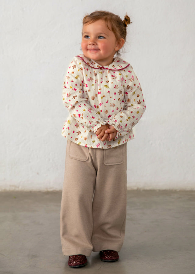 Blusa manica lunga stampato baby girl Mayoral