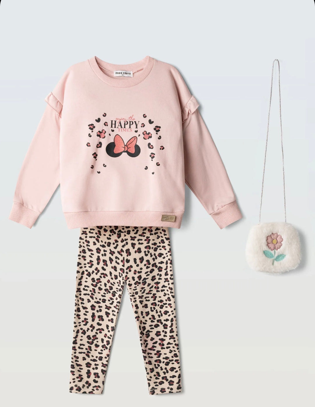 Completo 3 pezzi con borsa bambina Ebita