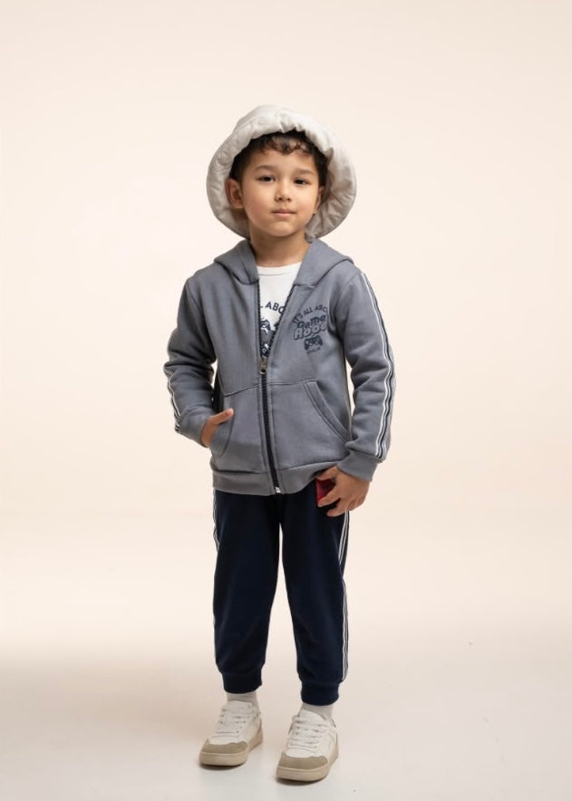 Tuta tre pezzi con cappuccio bambino Hashtag
