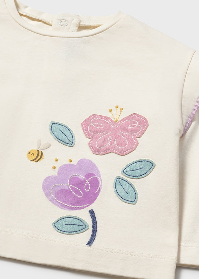 T-shirt a manica lunga baby girl Mayoral