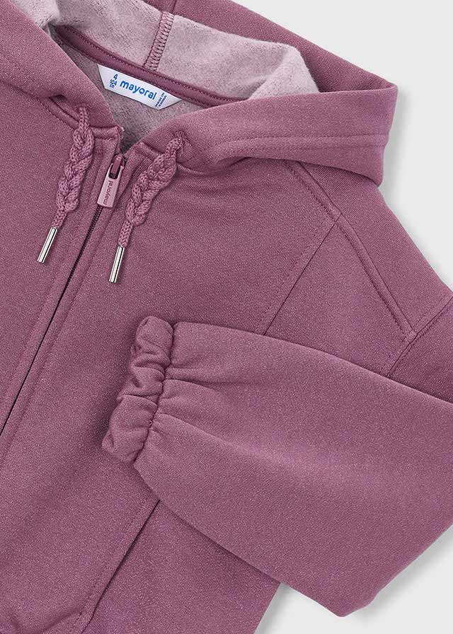 Felpa con zip bambina Mayoral