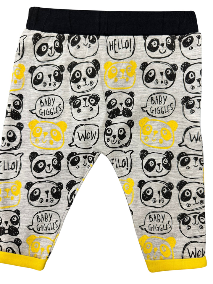 Completo maglietta a maniche corte e pantalone neonato