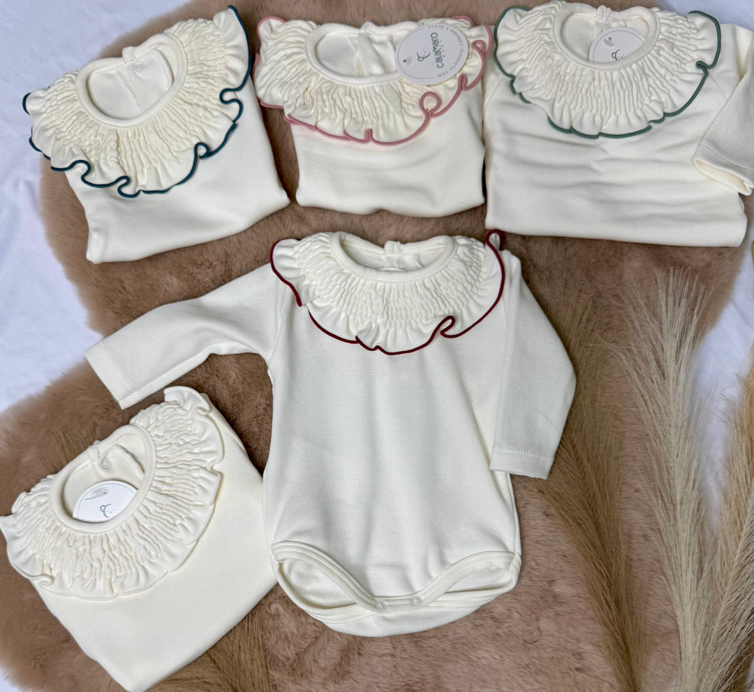 Body con colletto neonata Calamaro