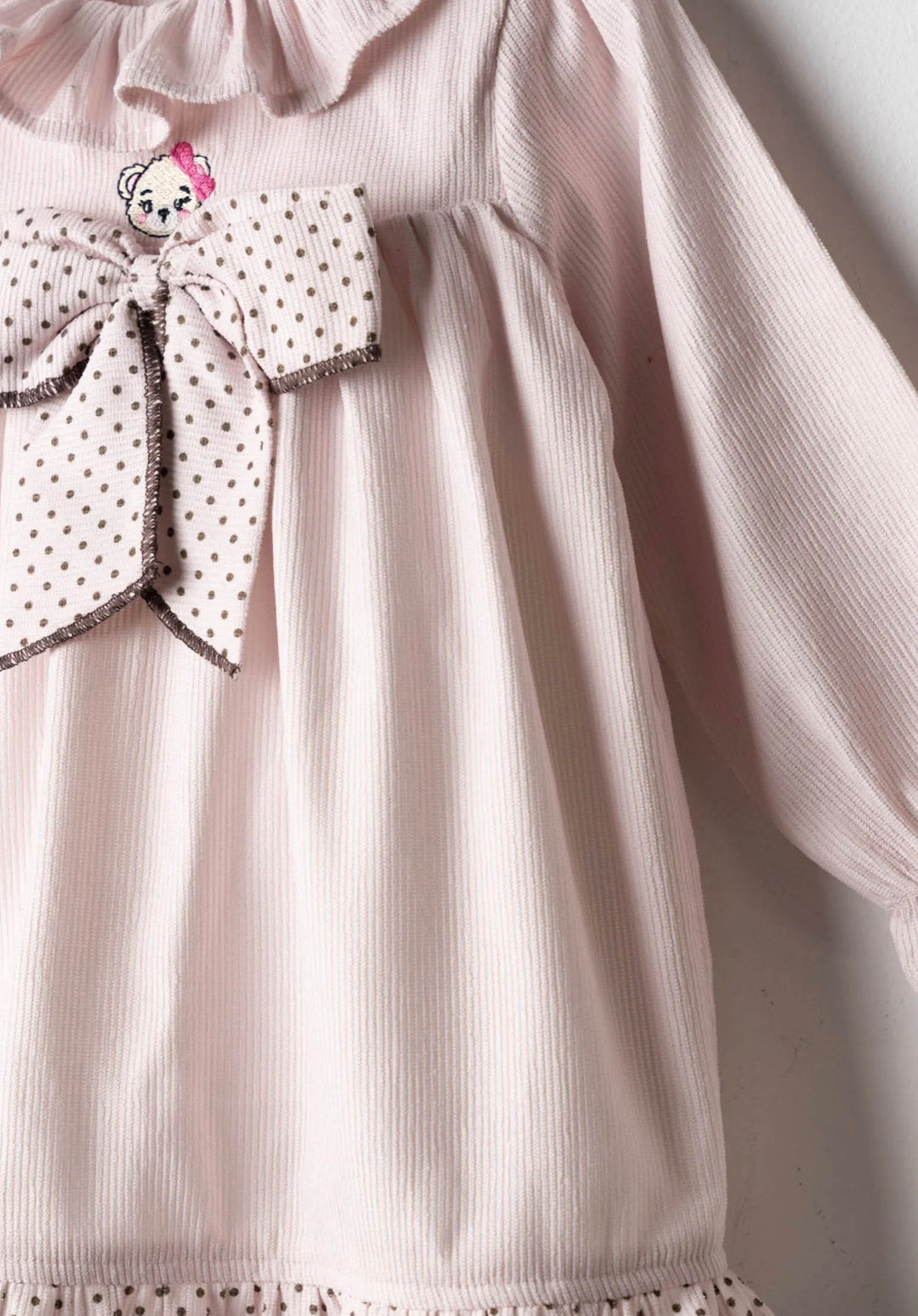 Vestito con borsa con pois baby girl Ebita