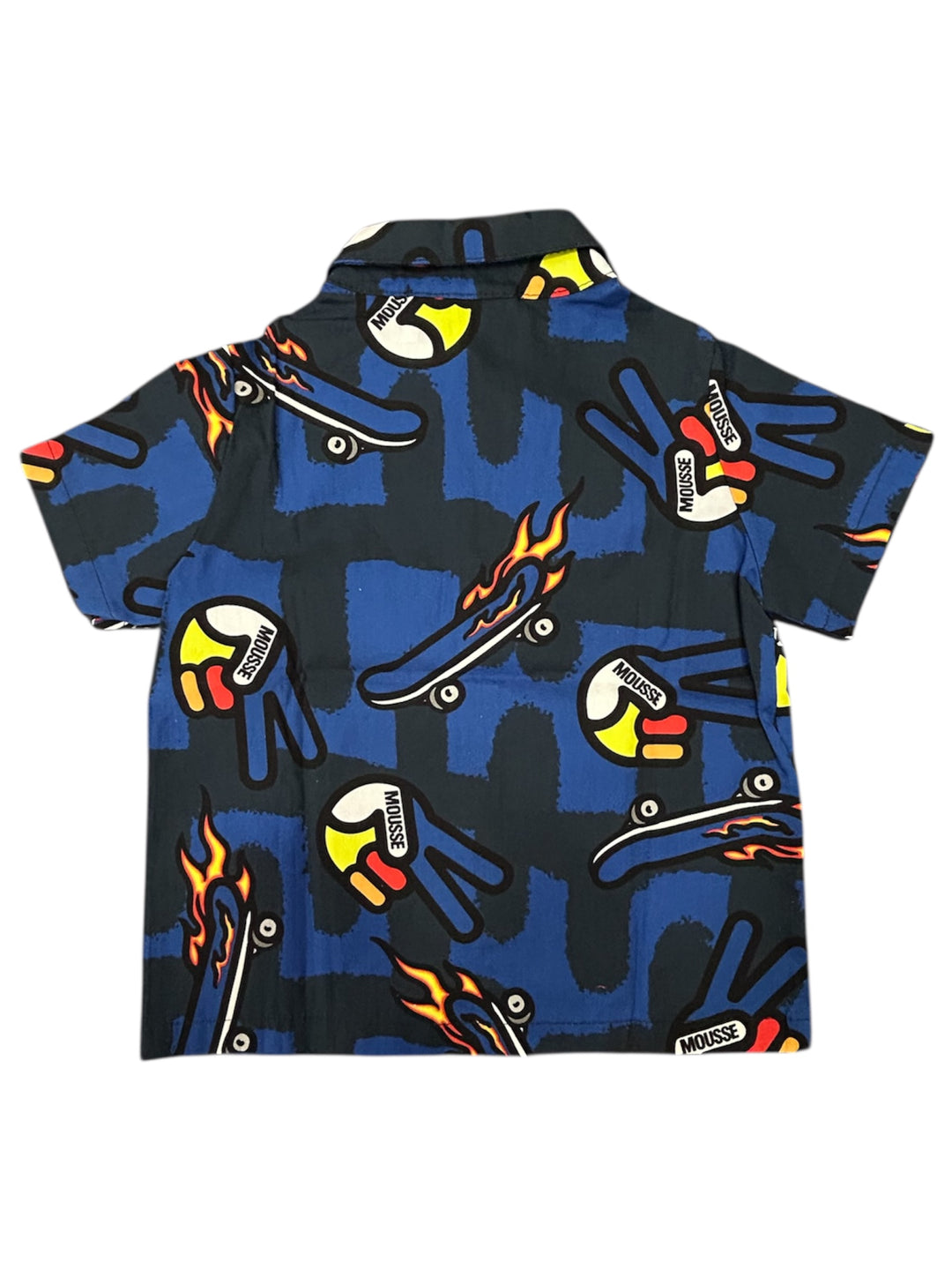 Camicia maniche corte baby maschio Mousse