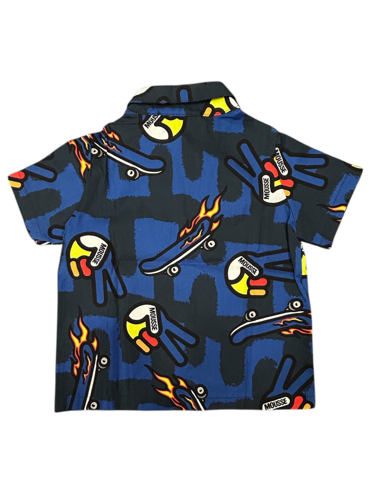 Camicia maniche corte baby maschio Mousse