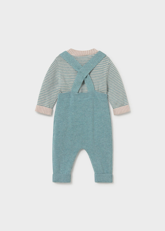Tutone e maglioncino in tricot neonato Mayoral