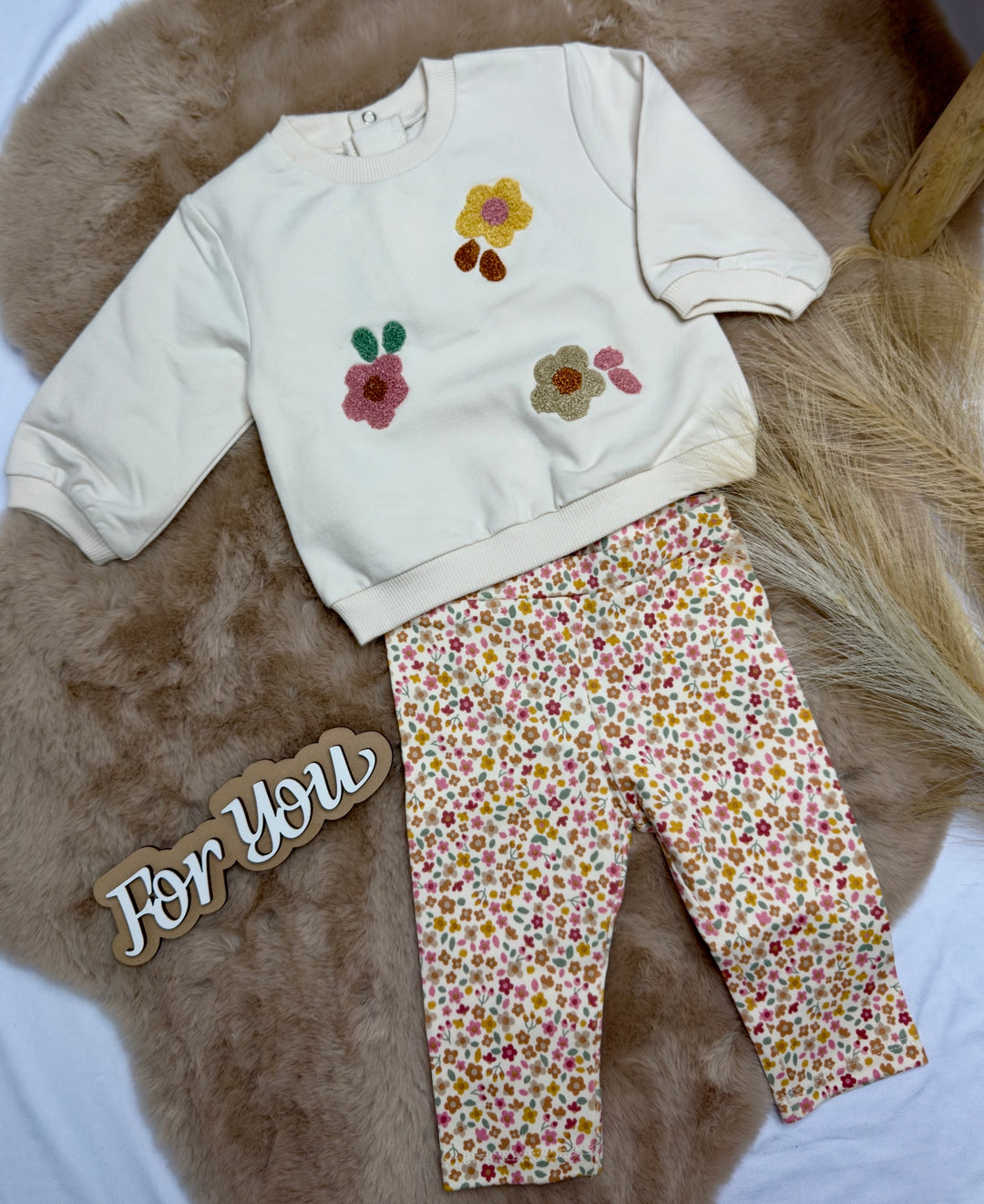 Completo felpa con pantalone neonata Mayoral