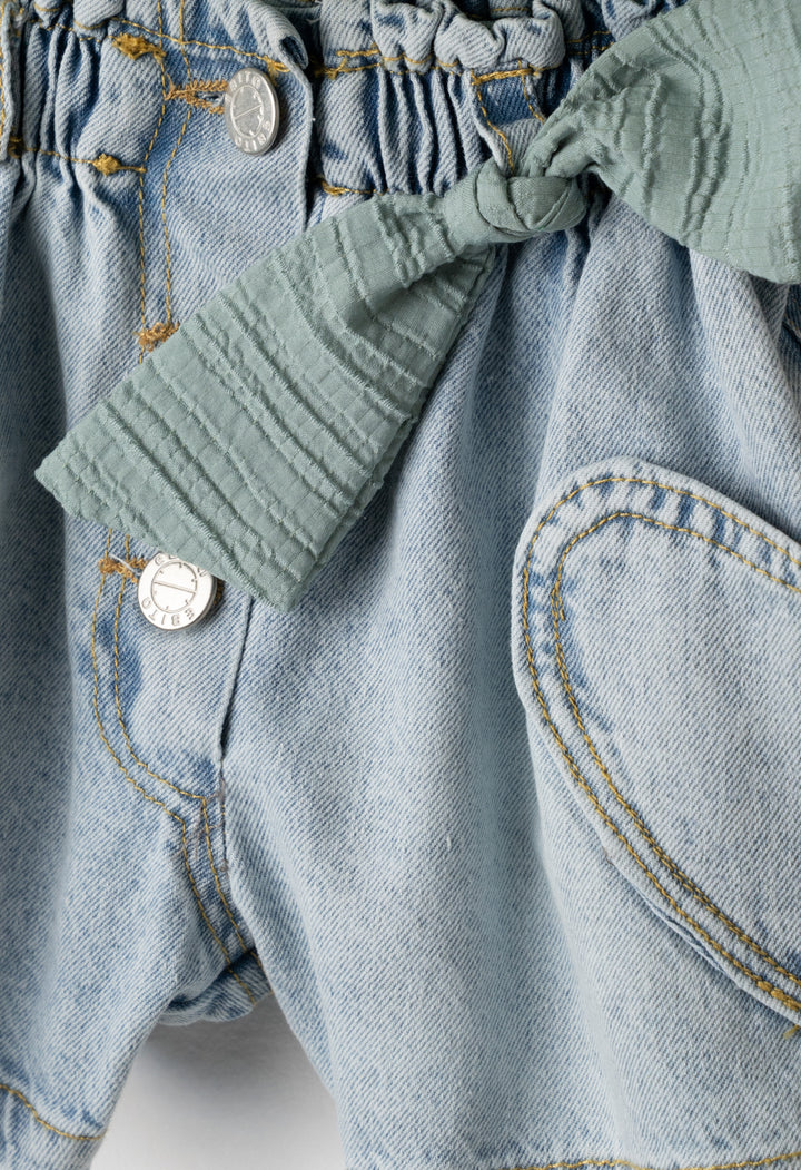 Coordinato canotta e short bambina ebita