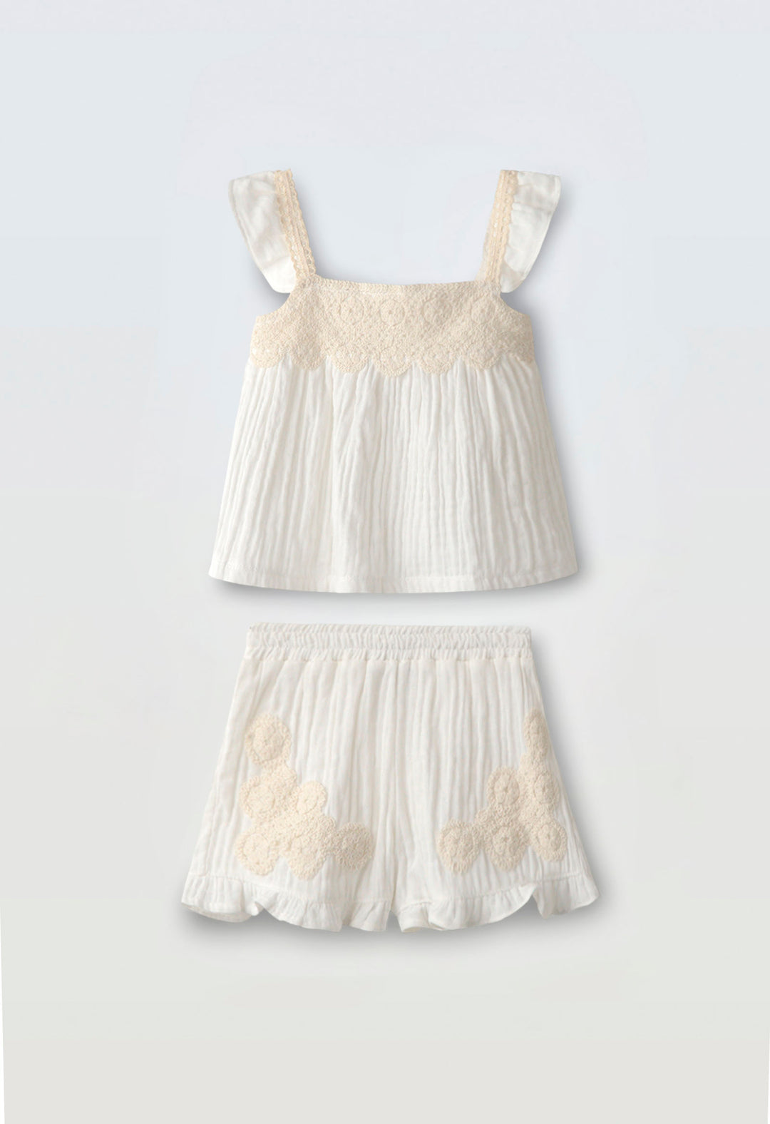 Completo blusa e short bambina Ebita